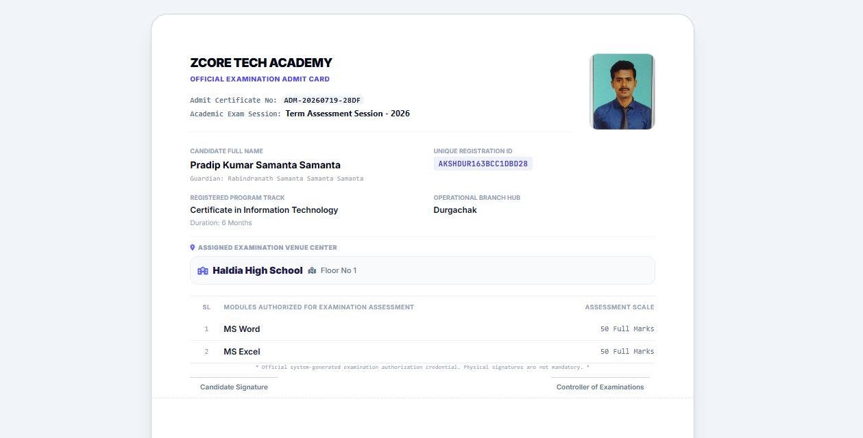 QR Auto Generate Certificate